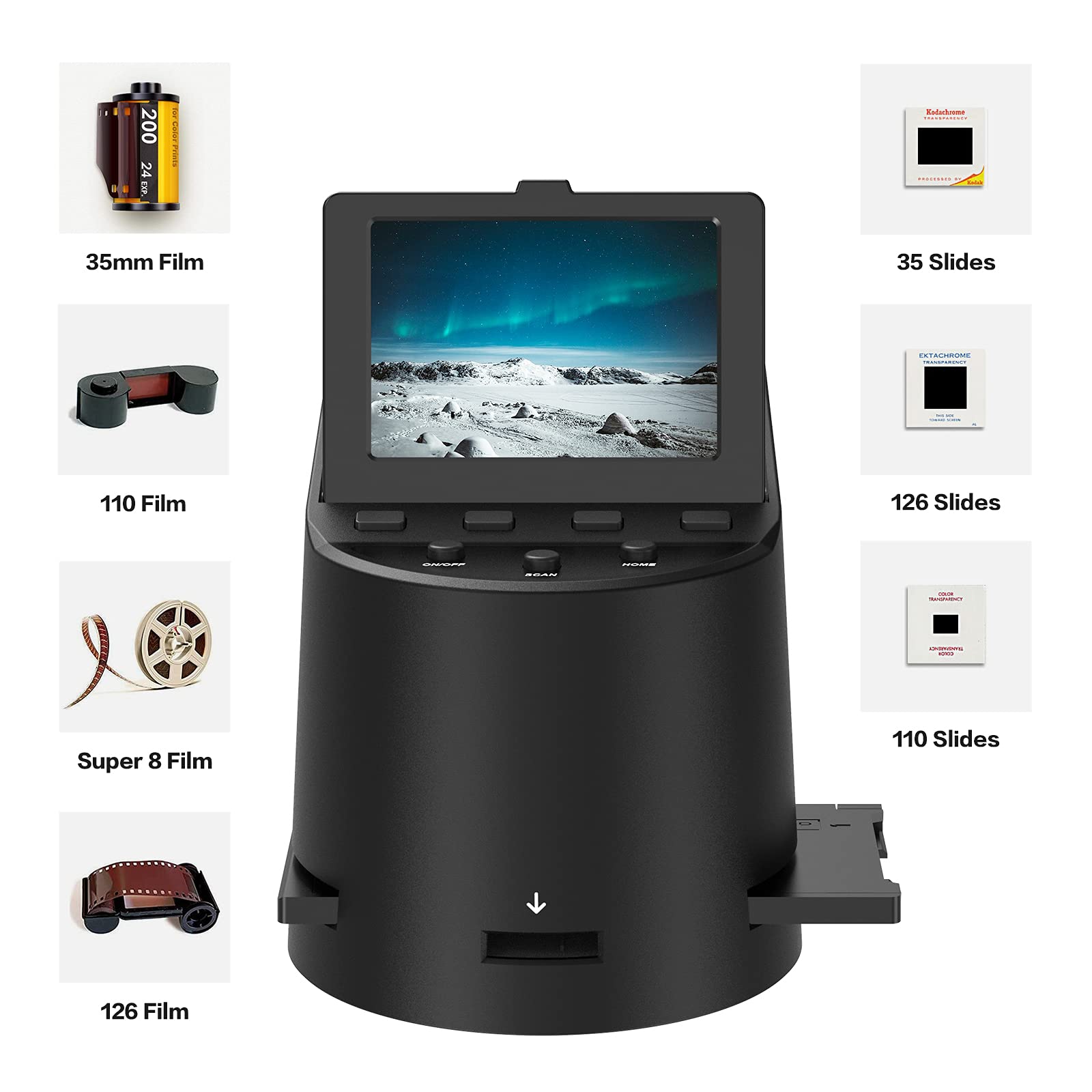 22MP    All-In-1 Film Scanner