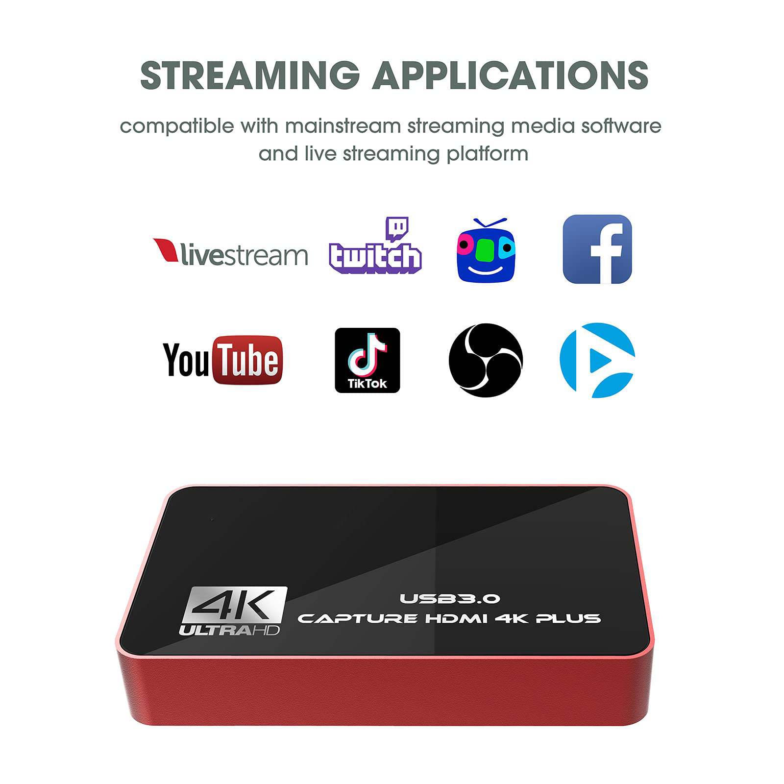 USB 3.0 Capture Card 4K Plus