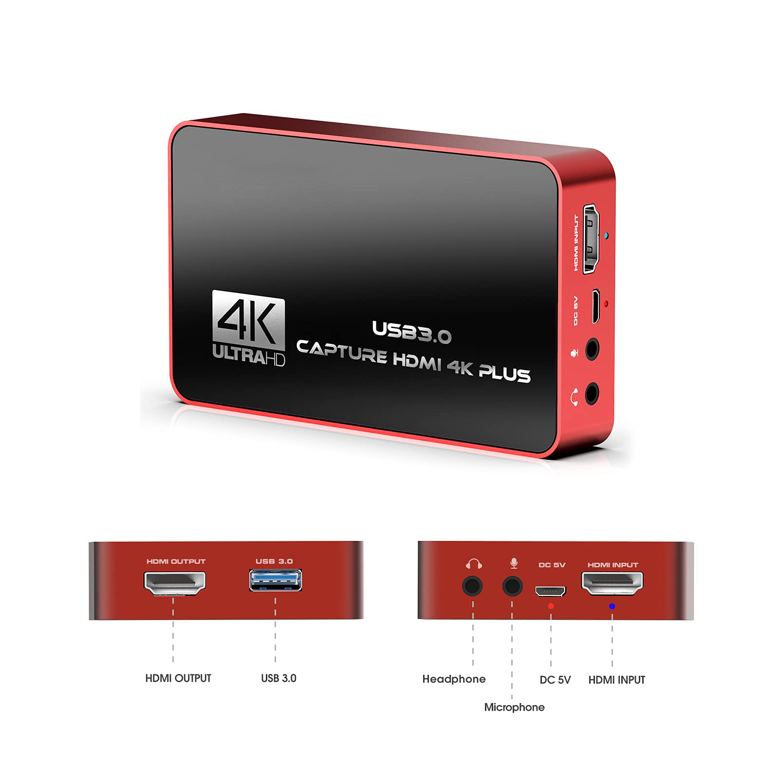 USB 3.0 Capture Card 4K Plus